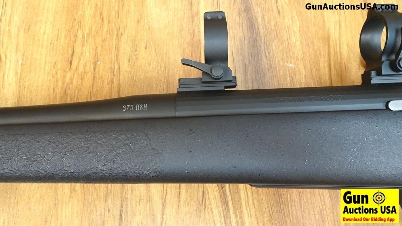 BAT MACHINE CO CUSTOM .375 H&H Bolt Action Custom Rifle. Excellent Condition. 26" Barrel. Shiny Bore