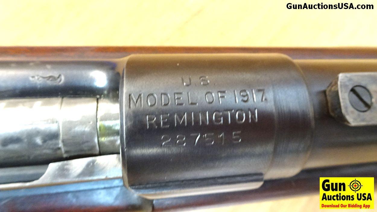 REMINGTON 1917 .300 H&H Bolt Action Rifle. Excellent Condition. 28" Barrel. Shiny Bore, Tight Action