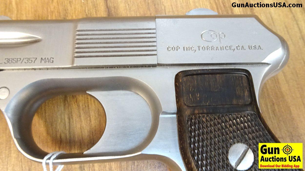 COP INC 4-SHOT DERRINGER .357 MAGNUM Collector Pistol. Like New. 3" Barrel. Shiny Bore, Tight Action