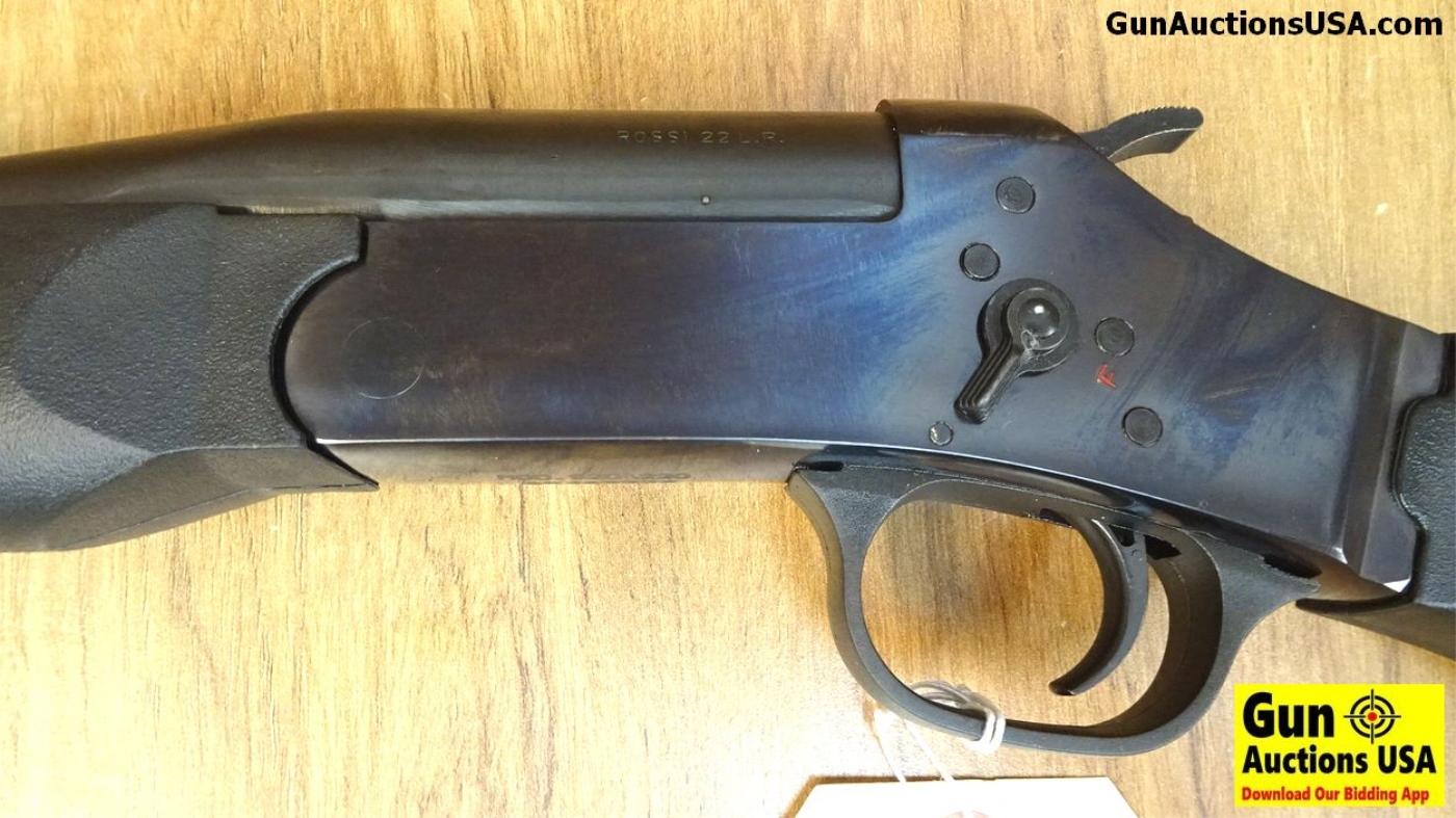 Brazil Tech ROSSI COMBO .22 LR/20 GAUGE Single Shot Combination. Very Good. 18.5", 22" Barrel. Shiny