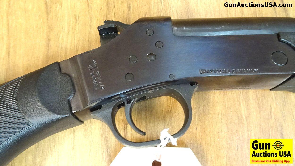 Brazil Tech ROSSI COMBO .22 LR/20 GAUGE Single Shot Combination. Very Good. 18.5", 22" Barrel. Shiny
