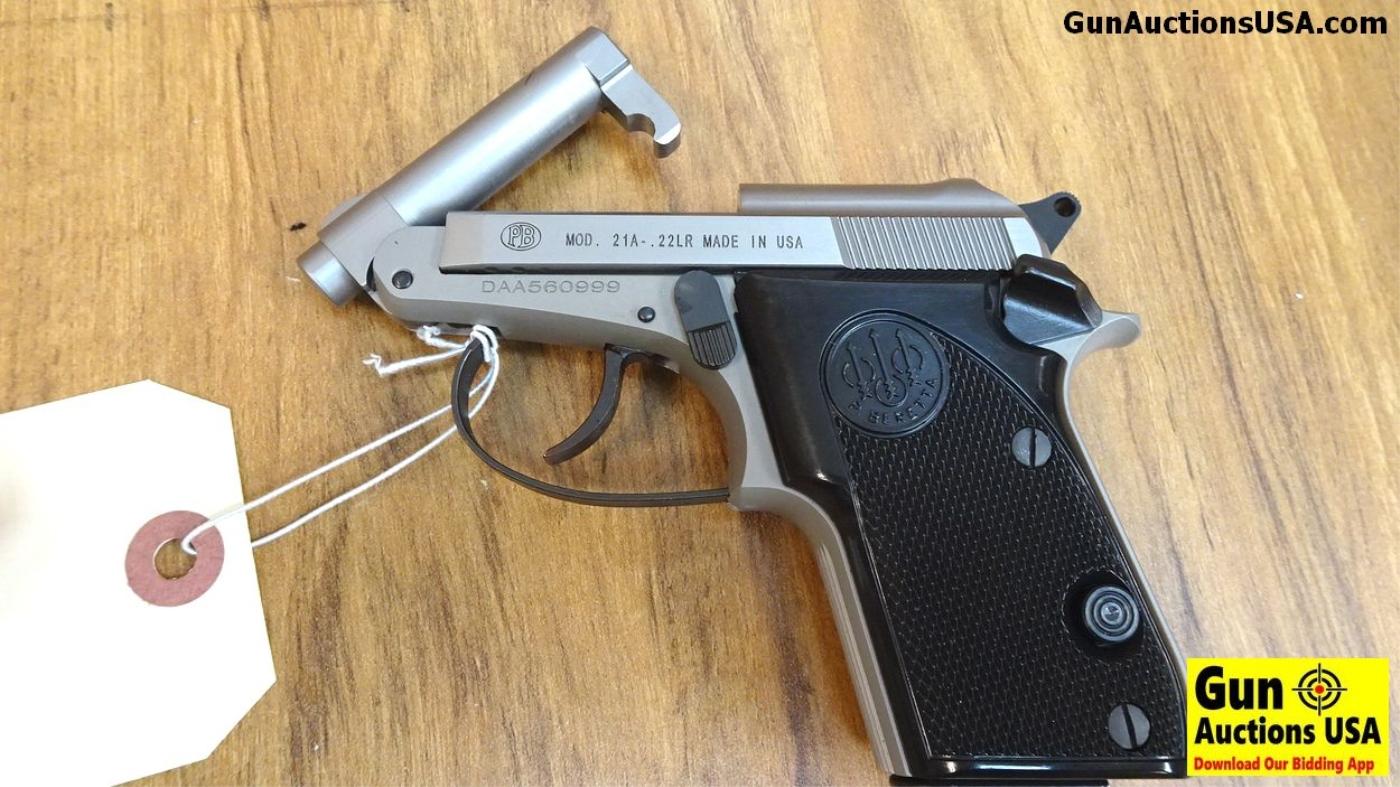 Beretta 21A BOBCAT .22 LR Semi Auto Pistol. NEW in Box. 2.5" Barrel. One of the Best Little Pocket R