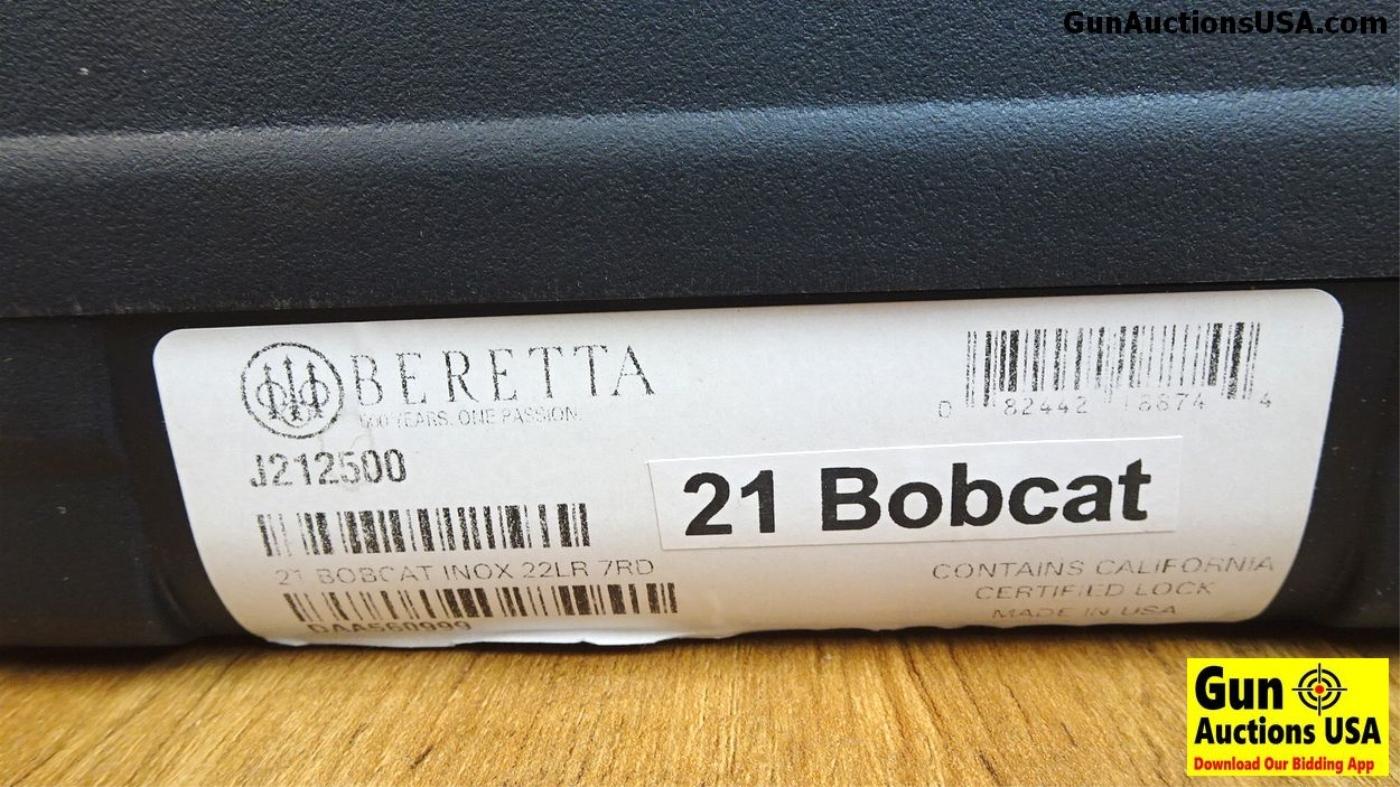 Beretta 21A BOBCAT .22 LR Semi Auto Pistol. NEW in Box. 2.5" Barrel. One of the Best Little Pocket R