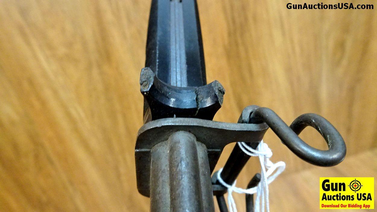 U.S. Navy Mark I Training Bayonet. Plastic blade. Has broken barrel ring, common on