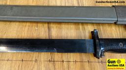 U.S. Navy Mark I Training Bayonet. Plastic blade. Has broken barrel ring, common on
