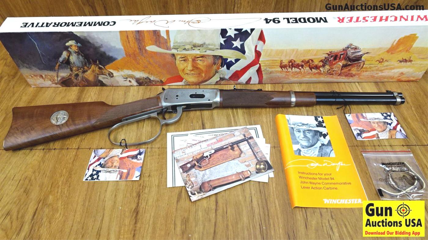 Winchester 94 JOHN WAYNE COMMEMORATIVE .32-40 WIN Commemorative Rifle. NEW in Box. 18.5" Barrel. The