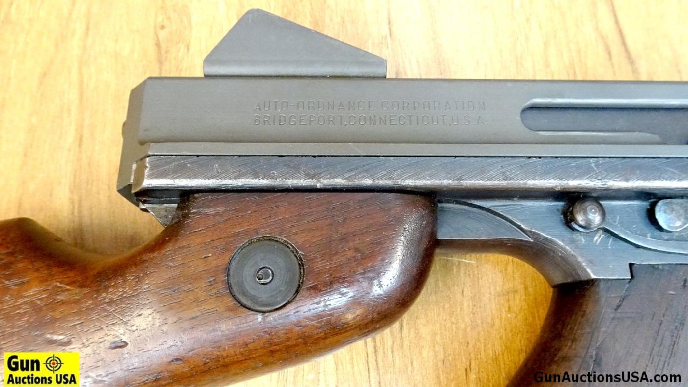 THOMPSON WWII AUTO ORDINANCE M1A1 .45 ACP FULL AUTO MILITARY CONFIGURATION NFA/Machine Gun. Very Goo