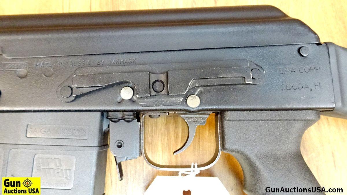 IZHMASH SAIGA-308-1 .308 WIN Rifle. Excellent Condition. 16" Barrel. Shiny Bore, Tight Action Highly