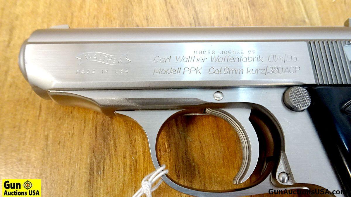 Walther PPK .380 ACP Pistol. Excellent Condition. 3.25" Barrel. Shiny Bore, Tight Action Features Po