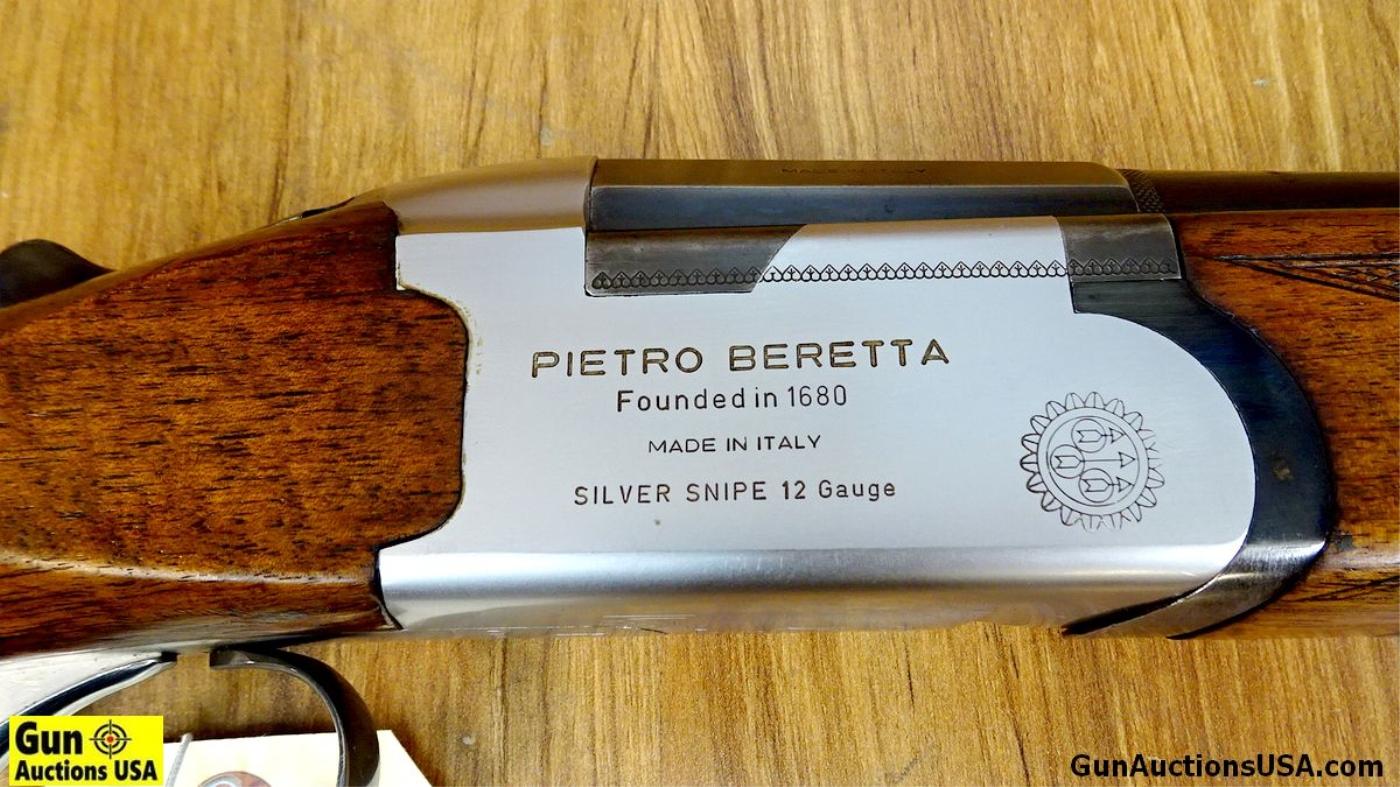 PIETRO BERETTA SILVER SNIPE 12 ga. Shotgun. Very Good. 23" Barrel. Shiny Bore, Tight Action Fast Han