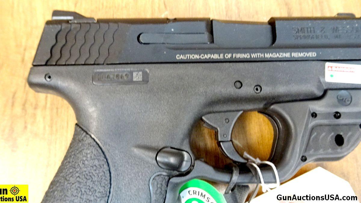 S&W M&P-9 SHIELD 9MM Pistol. NEW in Box. 3" Barrel. Fish scale Serrations at Rear of Slide, 3 Dot Wi