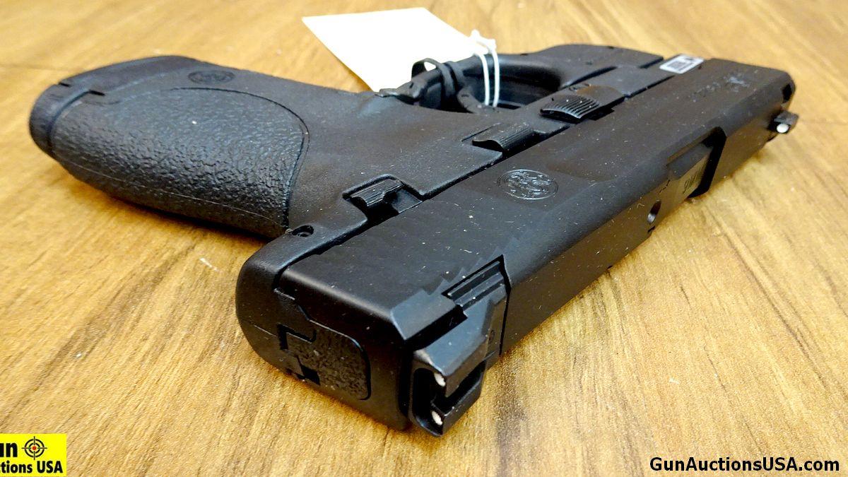 S&W M&P-9 SHIELD 9MM Pistol. NEW in Box. 3" Barrel. Fish scale Serrations at Rear of Slide, 3 Dot Wi