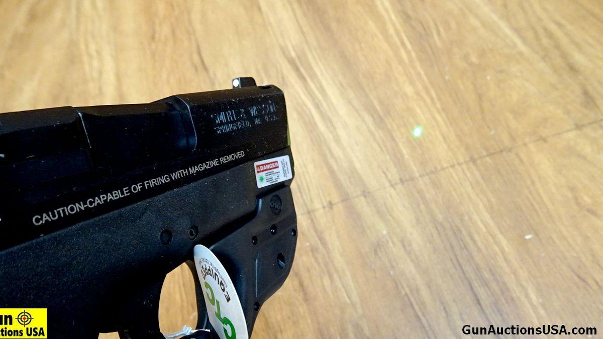 S&W M&P-9 SHIELD 9MM Pistol. NEW in Box. 3" Barrel. Fish scale Serrations at Rear of Slide, 3 Dot Wi