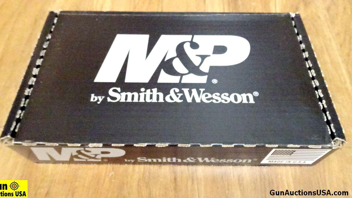 S&W M&P-9 SHIELD 9MM Pistol. NEW in Box. 3" Barrel. Fish scale Serrations at Rear of Slide, 3 Dot Wi