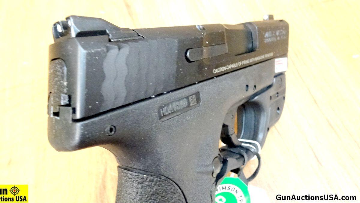 S&W M&P-9 SHIELD 9MM Pistol. NEW in Box. 3" Barrel. Fish scale Serrations at Rear of Slide, 3 Dot Wi