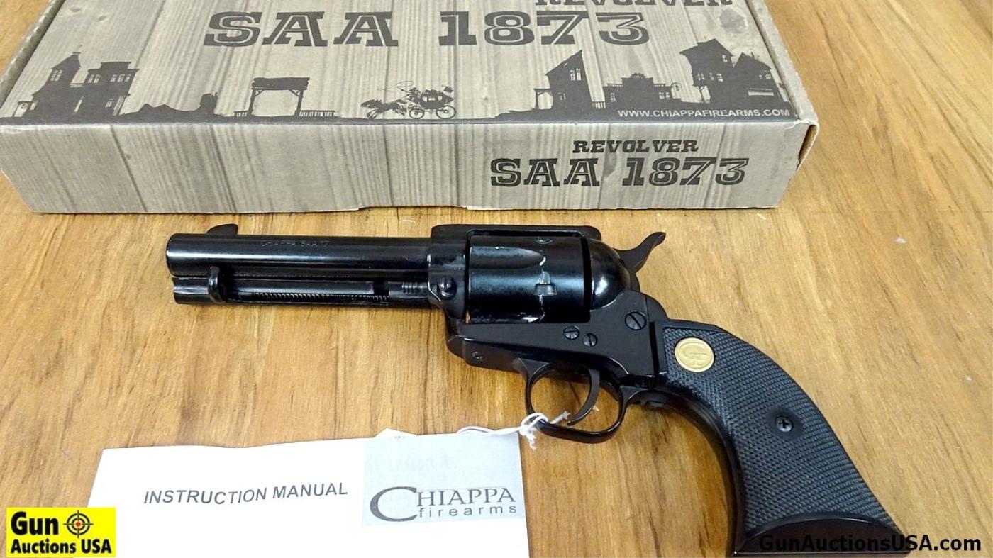 CHIAPPA SAA 17 .17 HMR Revolver. Excellent Condition. 4.5" Barrel. Shiny Bore, Tight Action All Blac