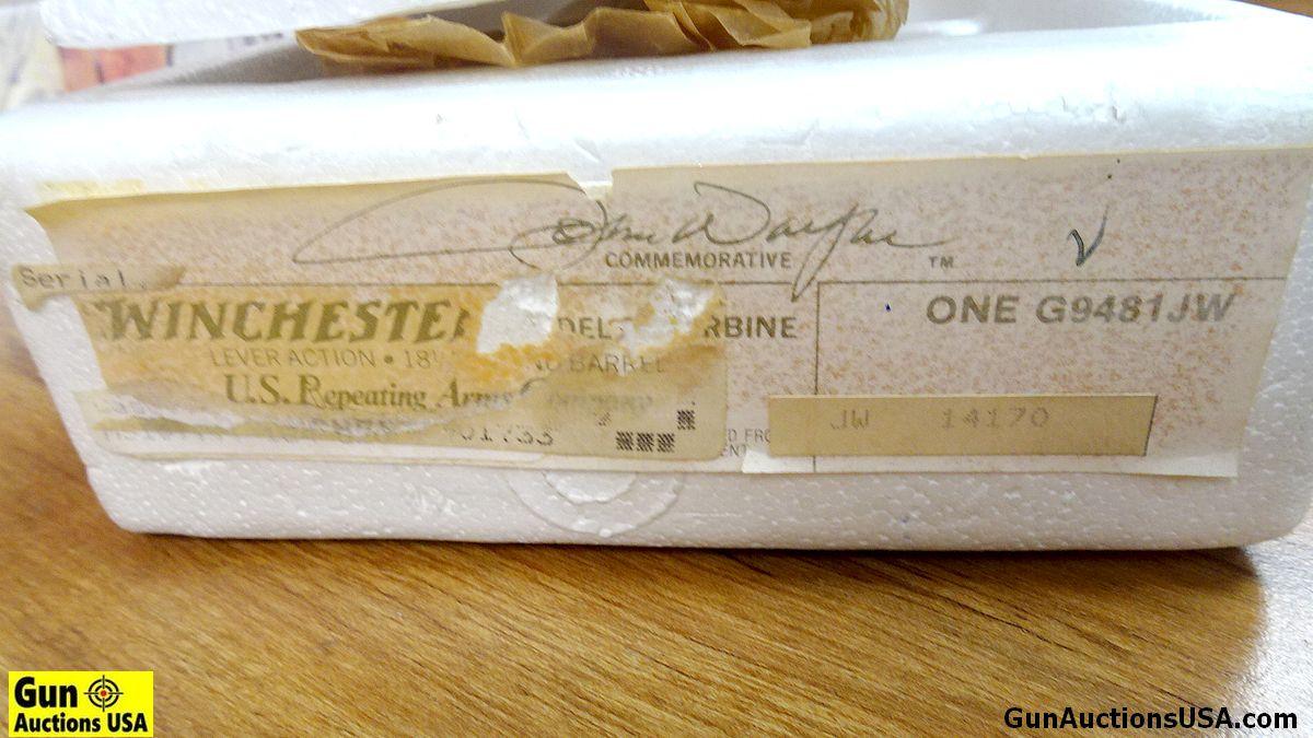 Winchester 94 JOHN WAYNE COMMEMORATIVE .32-40 WIN Commemorative Rifle. NEW in Box. 18.5" Barrel. The