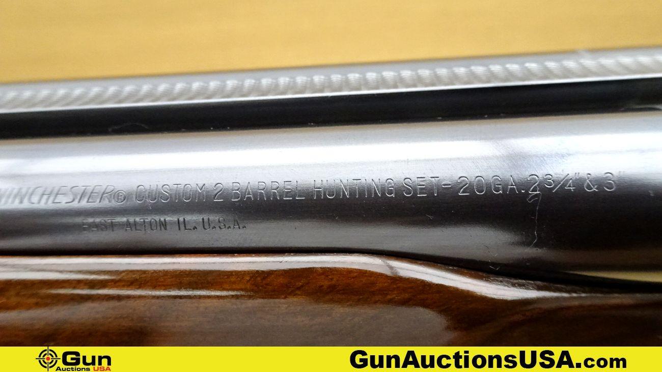 Winchester 23 20GA/28GA PIGEON GRADE CUSTOM Shotgun."ONE of 500" Excellent. 25.5" Barrel. Shiny Bore