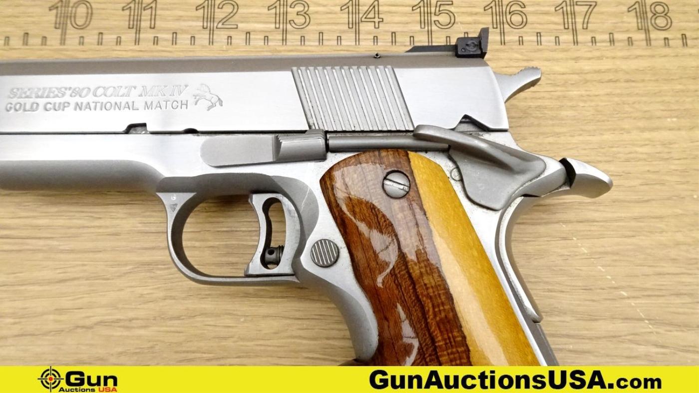 COLT Gold Cup National Match .45 AUTO GOLD CUP NATIONAL MATCH Pistol. Very Good. 5" Barrel. Shiny Bo