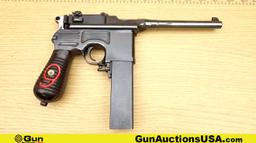 WAFFENFABRIK MAUSER OBERNDORF MAUSER BROOMHANDLE 9mm COLLECTOR'S Pistol. Excellent. 5.5" Barrel. Shi