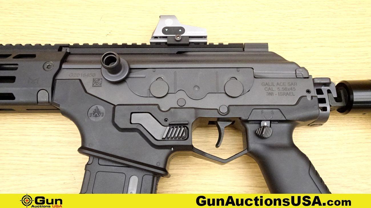 IWI-ISRAEL GALIL ACE SAR 5.56x45 GALIL ACE SAR Pistol. Excellent. 9" Barrel. Shiny Bore, Tight Actio