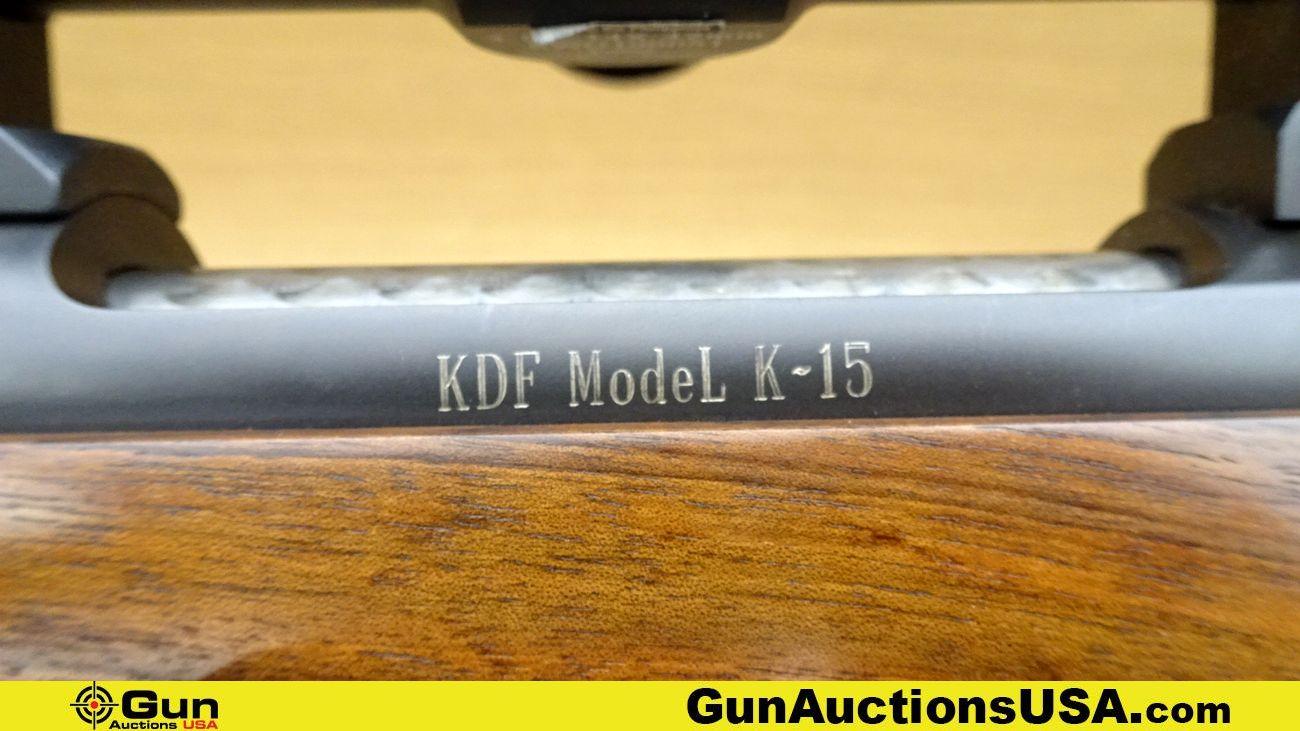 KDF K-15 270 WIN JEWELED BOLT Rifle. Excellent. 24" Barrel. Shiny Bore, Tight Action Bolt Action Fea