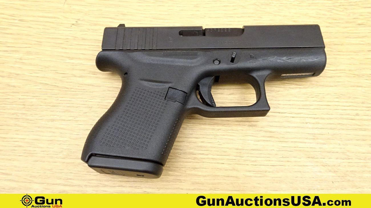 Glock 43 9X19 Pistol. Very Good. 3.25" Barrel. Shiny Bore, Tight Action Semi Auto The Glock 43 9X19