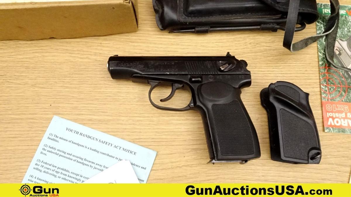 ARSENAL MAKAROV 9x18 Pistol. Fair Condition. 3.75" Barrel. Shiny Bore, Tight Action Semi Auto Featur