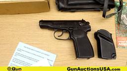 ARSENAL MAKAROV 9x18 Pistol. Fair Condition. 3.75" Barrel. Shiny Bore, Tight Action Semi Auto Featur