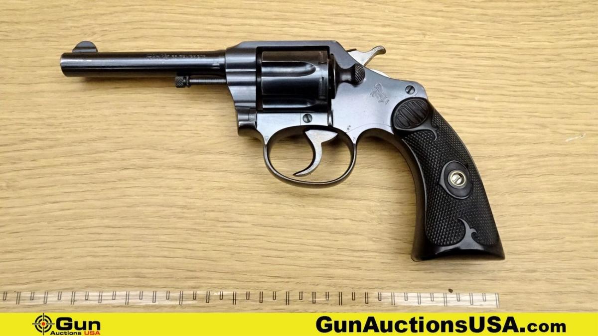 COLT POLICE POSITIVE .32 POLICE CTG COLLECTOR'S Revolver. Very Good. 4" Barrel. Shiny Bore, Tight Ac