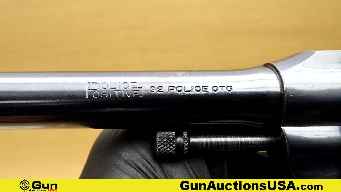 COLT POLICE POSITIVE .32 POLICE CTG COLLECTOR'S Revolver. Very Good. 4" Barrel. Shiny Bore, Tight Ac