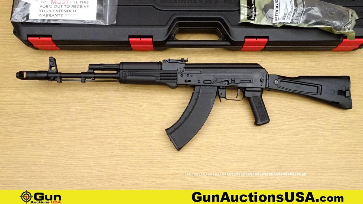 Kalashnikov usa KR103 7.62 x 39 Rifle. Like New. 16" Barrel. Semi Auto Features a Matte Black Finish