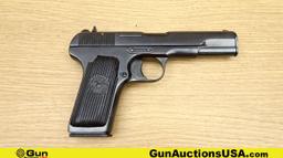 RUSSIAN TOKAREV TT-33 7.62 TOK Pistol. Very Good. 4.5" Barrel. Shiny Bore, Tight Action Semi Auto Th