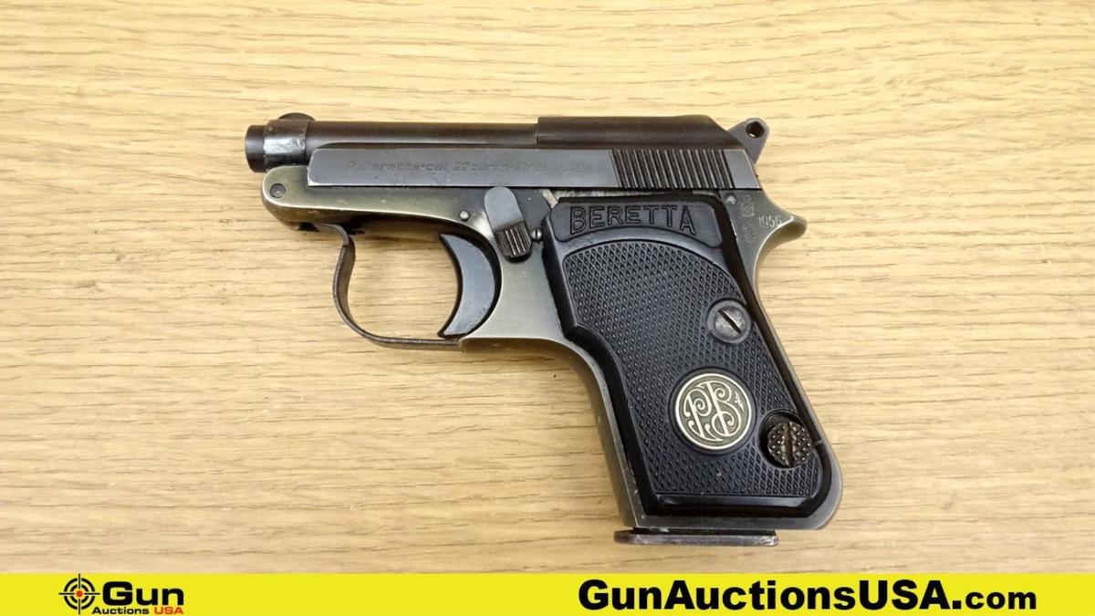 BERETTA 950 .22 Short 1956 BERETTA Pistol. Very Good. 2.5" Barrel. Shiny Bore, Tight Action Semi Aut