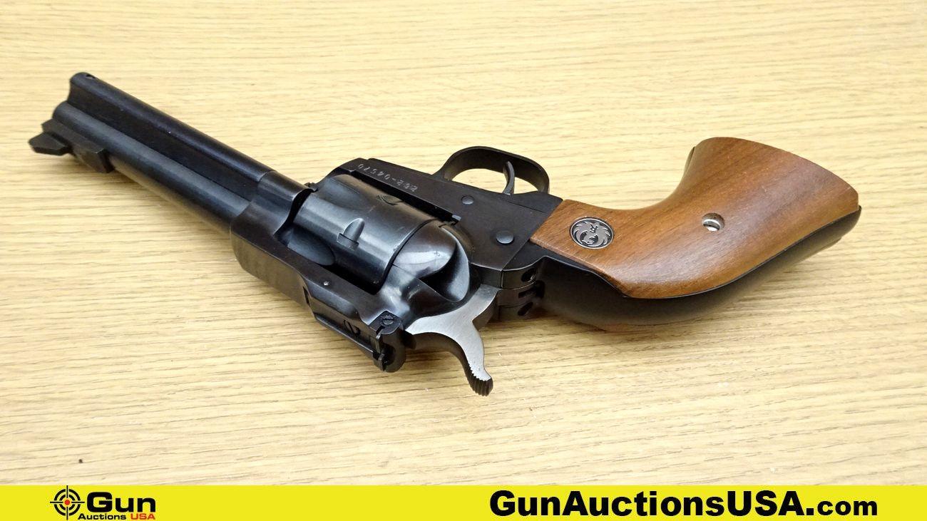 RUGER NEW MODEL SINGLE-SIX .22 CAL Revolver. Excellent. 4 5/8" Barrel. Shiny Bore, Tight Action A ti