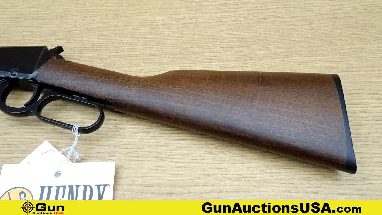 HENRY H001Y .22 S-L-LR Rifle. NEW in Box. 16.25" Barrel. Lever Action Features GORGEOUS Straight Gra