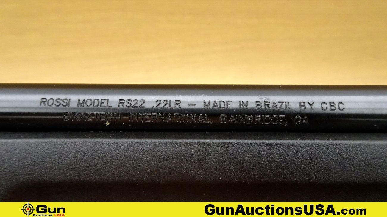 CBC ROSSI RS22 .22 LR TARGET Rifle. NEW in Box. 18" Barrel. Semi Auto Features a THREADED Barrel, Gl