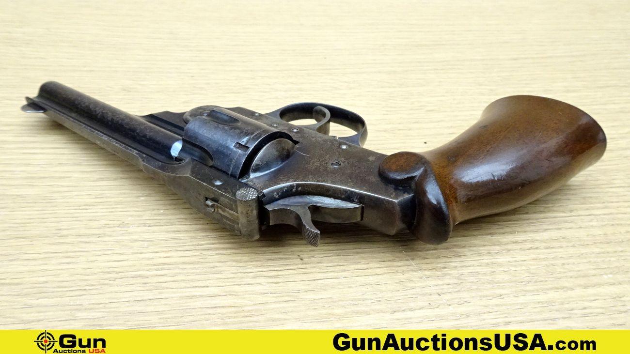 IVER JOHNSON SAFETY AUTOMATIC 3RD MODEL .32 S&W Long Revolver. Good Condition. 4" Barrel. Shiny Bore