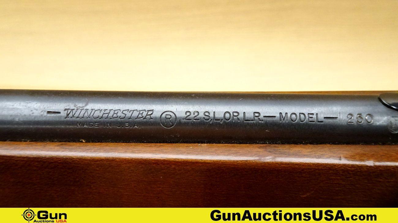 Winchester 250 .22 S-L-LR Rifle. Good Condition. 20.25" Barrel. Shiny Bore, Tight Action Lever Actio