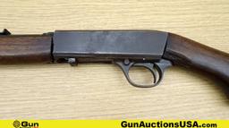 Remington 24 .22 Short Rifle. Fair Condition. 19" Barrel. Shootable Bore, Tight Action Semi Auto Fea