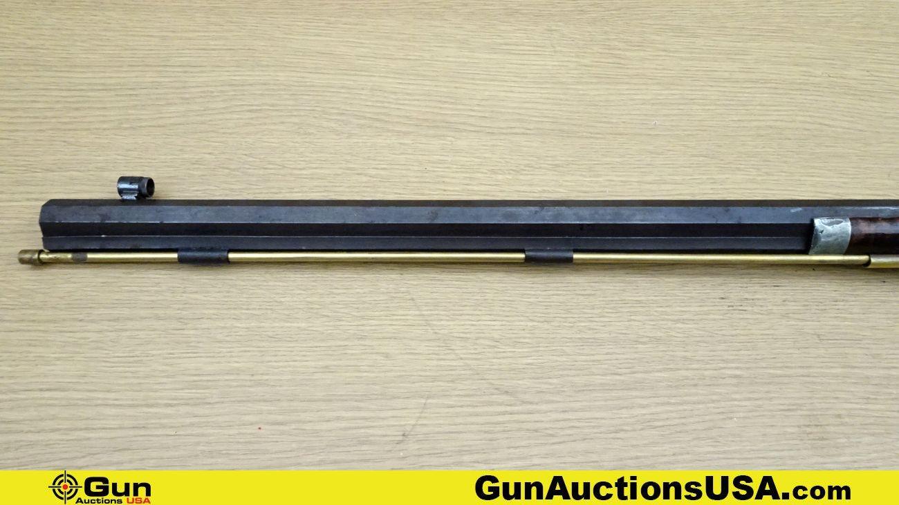 .40 Caliber Rifle. Good Condition. 32" Barrel. Percussion 1850- Custom made- target Rifle- Set Trigg