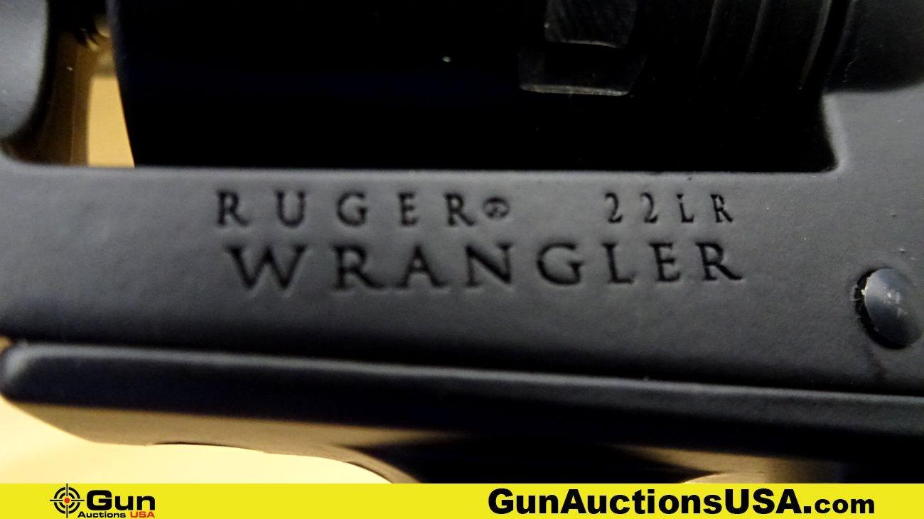 Ruger WRANGLER .22 LR Revolver. Like New. 4 5/8" Barrel. Features a Black matte Finish overall, Blac