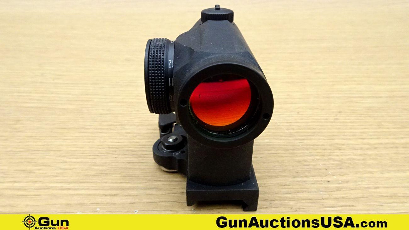 AIMPOINT MICRO T-1 Red Dot Sight. Excellent. 1 MOA Red Dot Sight with High Quick Detach Mount and To