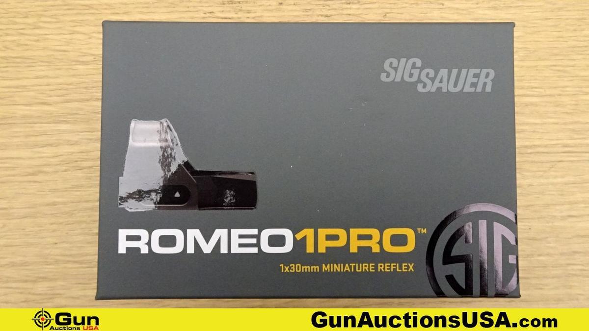 Sig Sauer ROMEO 1 PRO Sight. NEW in Box. 1x30 MM, Miniature Reflex Sight for Pistol. . (70007)