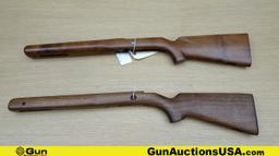 Winchester Stocks. Very Good. Lot of 2; 1 Model 52 B and 1 Model 75 Wooden stocks. . (70405)