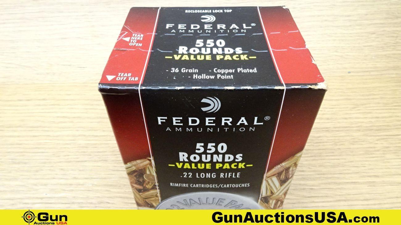 Federal, Wolf. .22LR Ammo. 3660 Rds. 27 Lbs. . (66712)