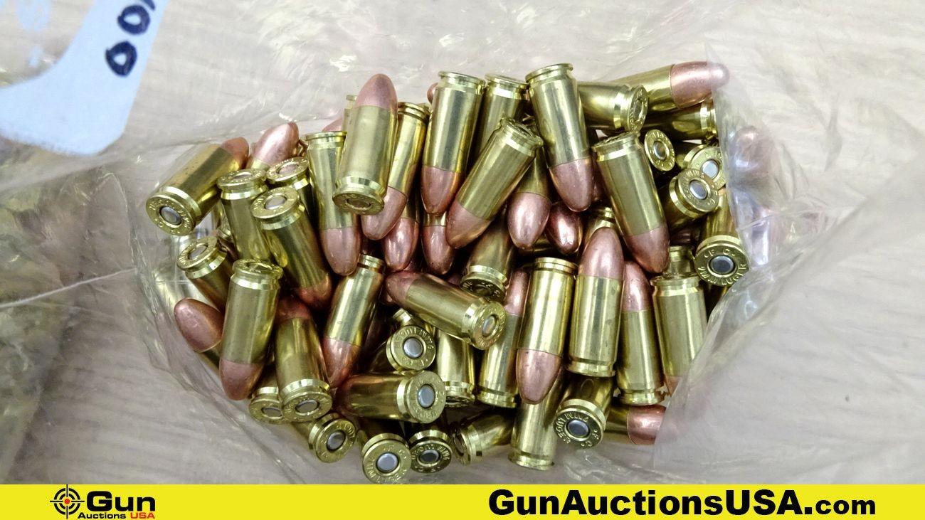 9mm Ammo. Approx. 600 Rds. Includes Medium OD Green Steel Ammo Can.. (70188)