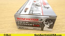 Winchester, HSM, Stryker Ammunition .300 BLACK OUT Ammo. 250 Rds. in Total ; 20 Rds.- HSM 220 Gr Sie