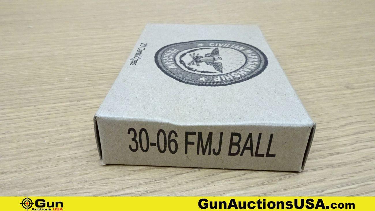 CMP 30-06 Ammo. 120 Rds Competition 30-06 M1 Garand and Springfield Rifle FMJ made by Talon Manufact