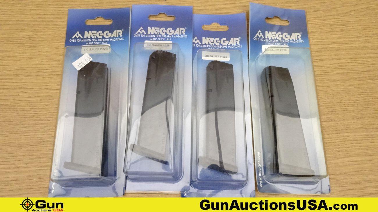 Mec-gar, Etc. 9MM Magazines. Excellent. Lot of 7- 4-Sig Sauer P226 Magazines in Box, 3 Sig Sauer P22